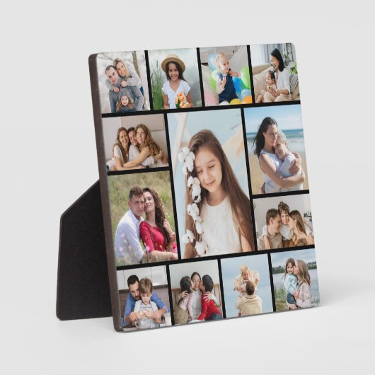 独自の13フォトコラージュを作成 フォトプラーク (正面)