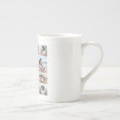 独自の13フォトコラージュを作成 ボーンチャイナマグカップ (右)