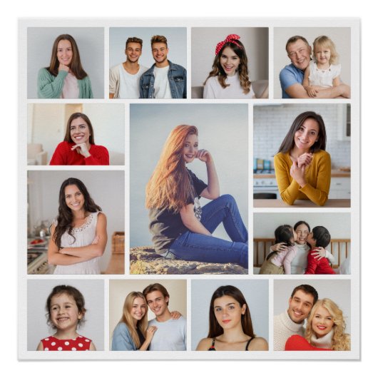 独自の13フォトコラージュを作成 ポスター (正面)