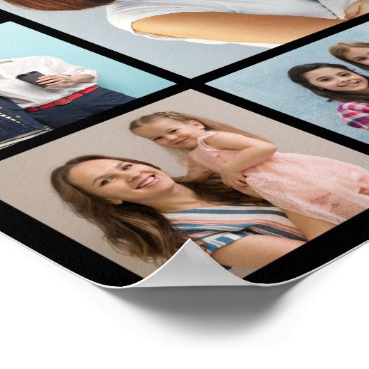 独自の13フォトコラージュを作成 ポスター (角)