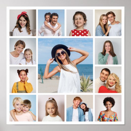 独自の13フォトコラージュを作成 ポスター (正面)