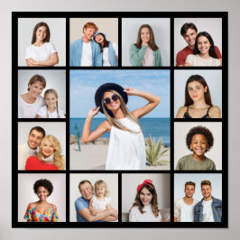 独自の13フォトコラージュを作成 ポスター