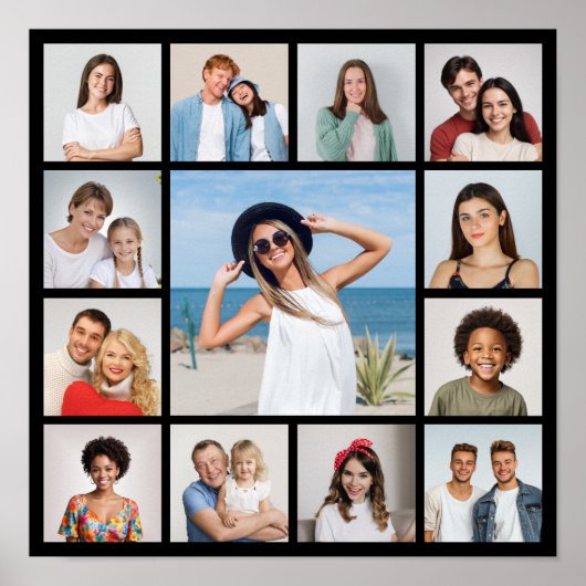独自の13フォトコラージュを作成 ポスター (正面)