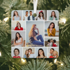 独自の13フォトコラージュを作成 メタルオーナメント