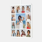 独自の13フォトコラージュを作成 メタルオーナメント (正面左)