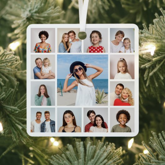 独自の13フォトコラージュを作成 メタルオーナメント (インサイチュ)