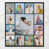 独自の13フォトコラージュを作成 ワインラベル (シングルラベル)