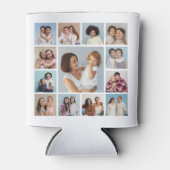 独自の13フォトコラージュを作成 缶クーラー (正面)