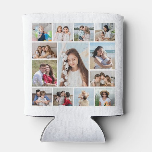 独自の13フォトコラージュを作成 缶クーラー (裏面)