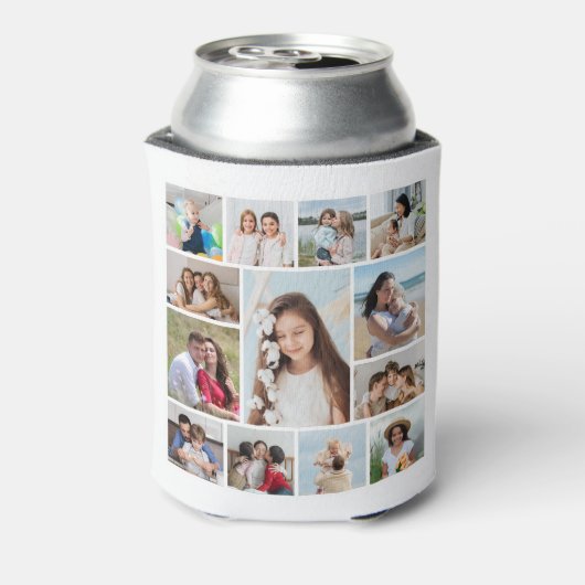 独自の13フォトコラージュを作成 缶クーラー (缶裏面)