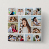 独自の13フォトコラージュを作成 缶バッジ (正面)