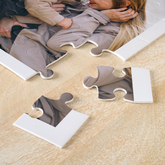 独自の13枚のフォトコラージュを追加 ジグソーパズル (側面)