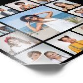 独自の13枚の写真コラージュの写真の拡大を作成 フォトプリント            (角)