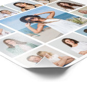 独自の13枚の写真コラージュの写真の拡大を作成 フォトプリント            (角)