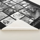 独自の14ファミリカスタムフォトコラージュを作成 シェルパブランケット (3/4)