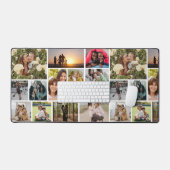 独自の14フォトコラージフォトブロックを作成する デスクマット (キーボード&マウス)