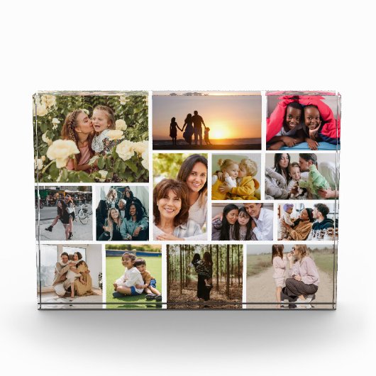 独自の14フォトコラージフォトブロックを作成する フォトブロック (正面)