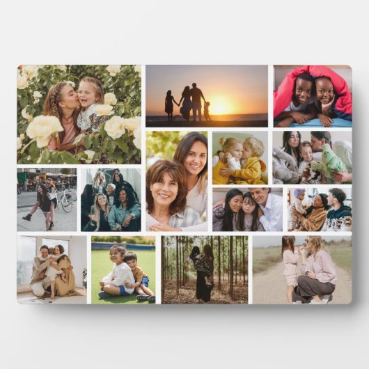 独自の14フォトコラージフォトブロックを作成する フォトプラーク (正面)