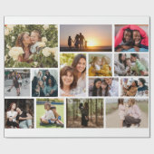 独自の14フォトコラージフォトブロックを作成する ラッピングペーパー (フラット)