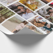 独自の14フォトコラージフォトブロックを作成する ラッピングペーパー (角)