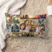 独自の14フォトコラージフォトブロックを作成する ランバークッション (ブランケット)