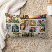 独自の14フォトコラージフォトブロックを作成する ランバークッション (ブランケット)