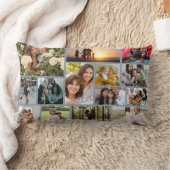 独自の14フォトコラージフォトブロックを作成する ランバークッション (ブランケット)