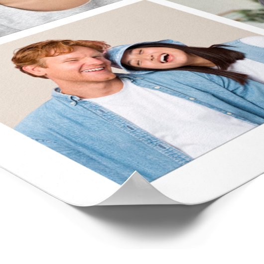 独自の14フォトコラージポスターの作成 ポスター (角)