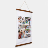 独自の14フォトコラージポスターの作成 吊り下げ型タペストリー (傾斜あり)