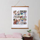 独自の14フォトコラージポスターの作成 吊り下げ型タペストリー (寝室)