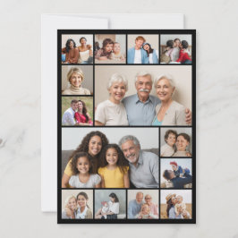 独自の14フォトコラージュあいさつを作成する カード