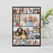 独自の14フォトコラージュあいさつを作成する カード (スタンド正面)