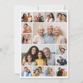 独自の14フォトコラージュあいさつを作成する カード