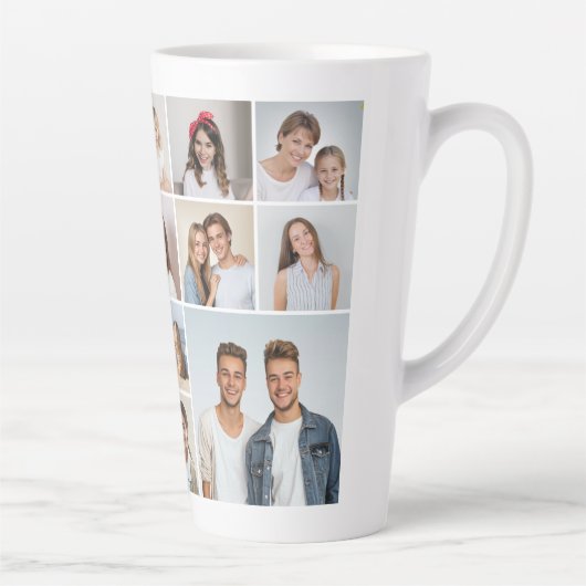 独自の14フォトコラージュを作成 カフェラテマグ (右)