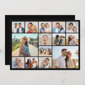 独自の14フォトコラージュを作成 シーズンカード (正面/裏面)