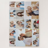 独自の14フォトコラージュを作成 ジグソーパズル (縦)