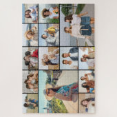 独自の14フォトコラージュを作成 ジグソーパズル (縦)