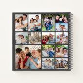 独自の14フォトコラージュを作成 ノートブック (裏面)