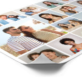 独自の14フォトコラージュを作成 ポスター (角)