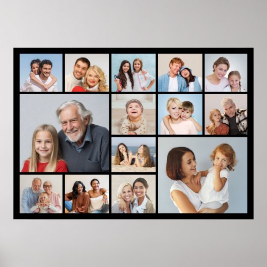 独自の14フォトコラージュを作成 ポスター (正面)