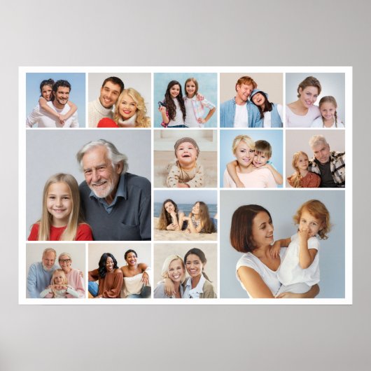 独自の14フォトコラージュを作成 ポスター (正面)