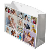 独自の14フォトコラージュを作成 ラージペーパーバッグ (裏面アングル)