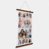 独自の14フォトコラージュを作成 吊り下げ型タペストリー (傾斜あり)