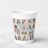 独自の14フォトコラージュを作成 紙コップ (裏面)