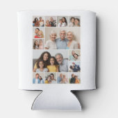 独自の14フォトコラージュを作成 缶クーラー (裏面)