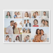 独自の14フォトコラージュ磁気カードの作成 (正面)