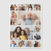 独自の14フォトコラージュ磁気カードの作成 (正面)