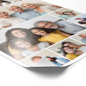 独自の14枚の写真コラージュの写真の拡大を作成 フォトプリント (角)