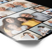 独自の14枚の写真コラージュの写真の拡大を作成 フォトプリント            (角)