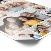 独自の14枚の写真コラージュの写真の拡大を作成 フォトプリント (角)